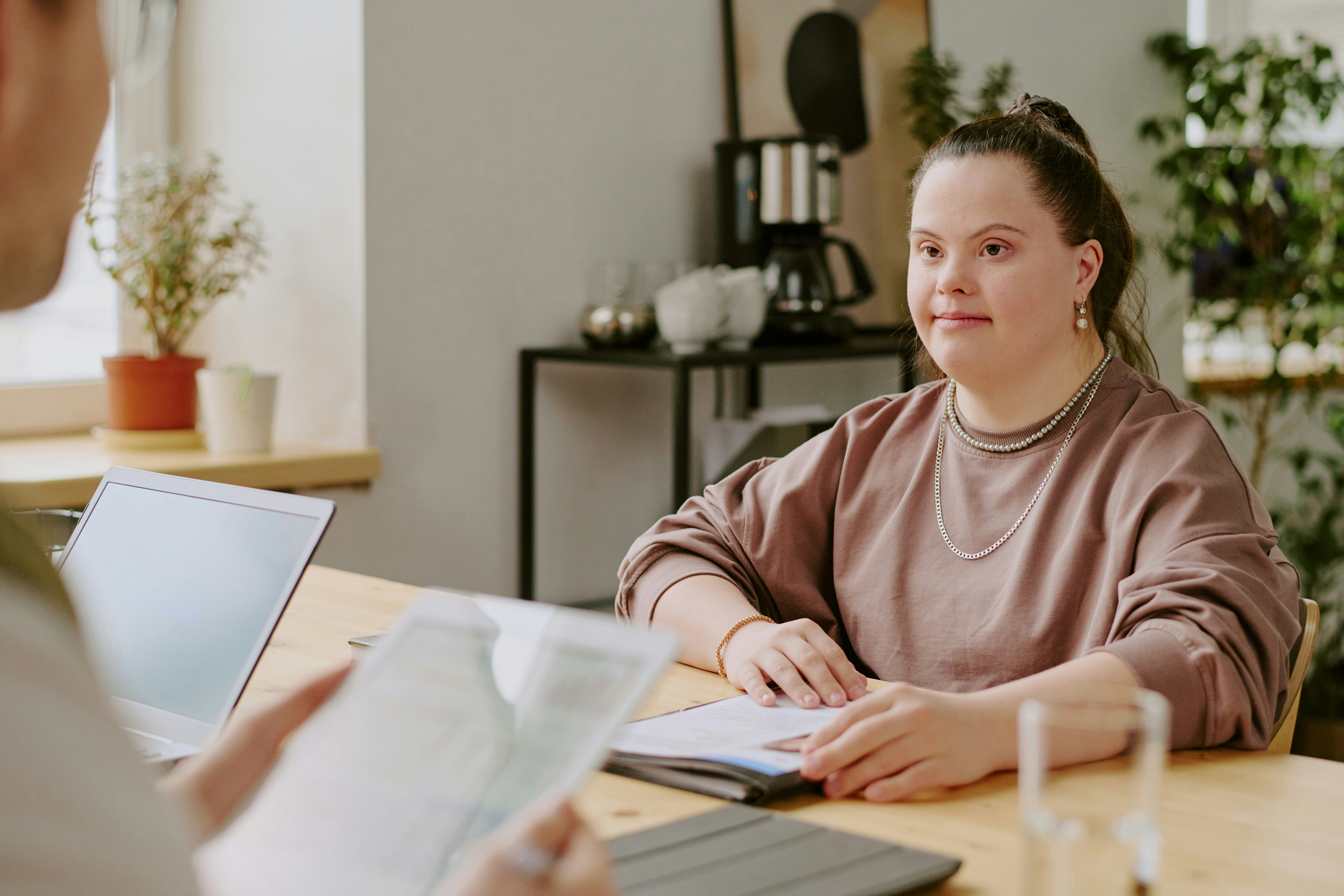 Career planning and employment support session for an adult client